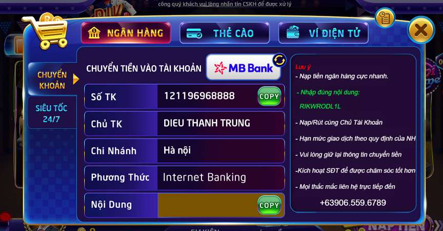 Giao diện trang web của Hello88 Games - Hello88